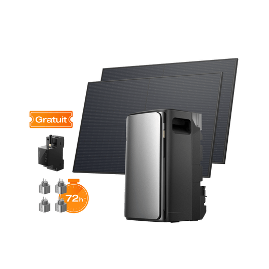 EcoFlow STREAM Ultra/Pro STREAM Ultra / 2 panneaux solaires rigides 450 W