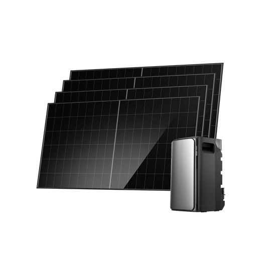 EcoFlow STREAM Ultra/Pro Kit Solaire avec Batterie STREAM Ultra / 4 panneaux solaires rigides 500 W