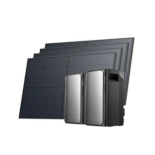 EcoFlow STREAM Ultra/Pro/Max STREAM Ultra / STREAM AC Pro + 4 panneaux solaires rigides 520 W