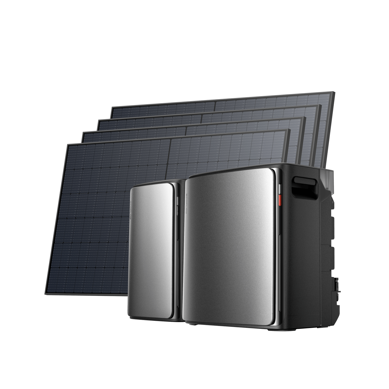 EcoFlow STREAM Ultra X STREAM Ultra X / STREAM AC Pro (avec 1 × câble parallèle GRATUIT) + 4 panneau solaire bifacial de 520 W