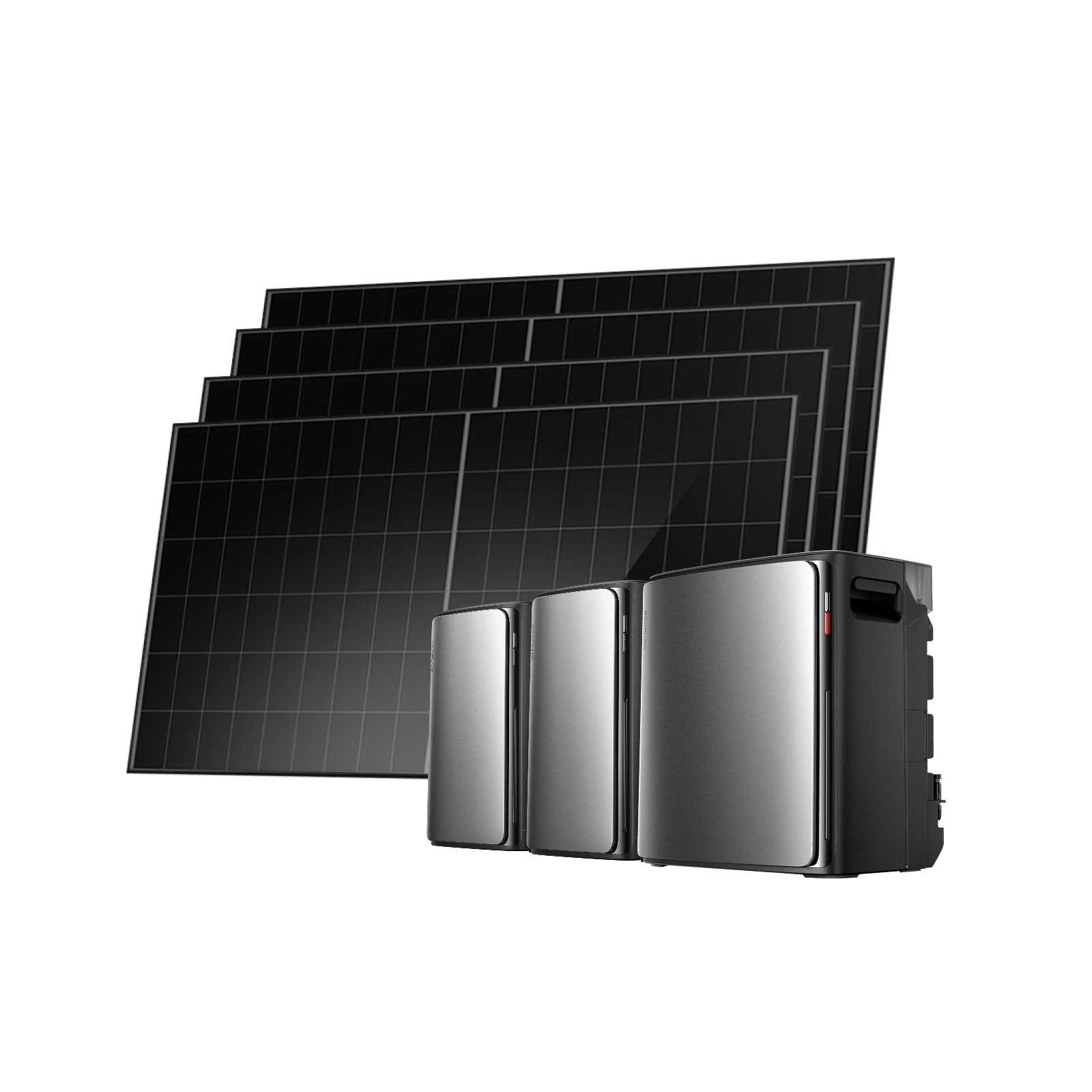 EcoFlow STREAM Ultra X Kit Solaire avec Batterie STREAM Ultra X / 2 × STREAM Pro + 4  panneaux solaires rigides de 500 W