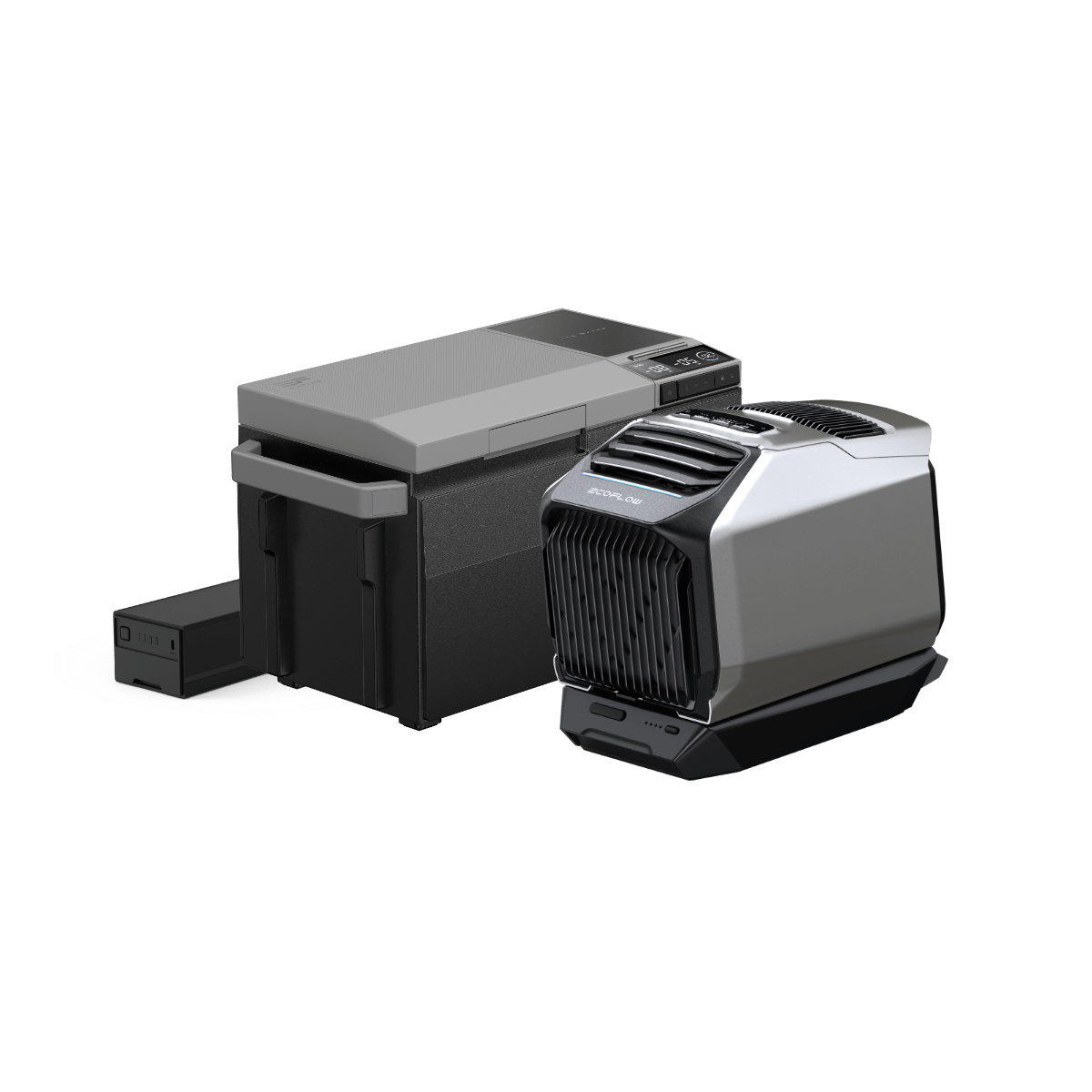 EcoFlow WAVE 2 + WAVE 2 batterie supplémentaire + GLACIER + GLACIER batterie enfichable