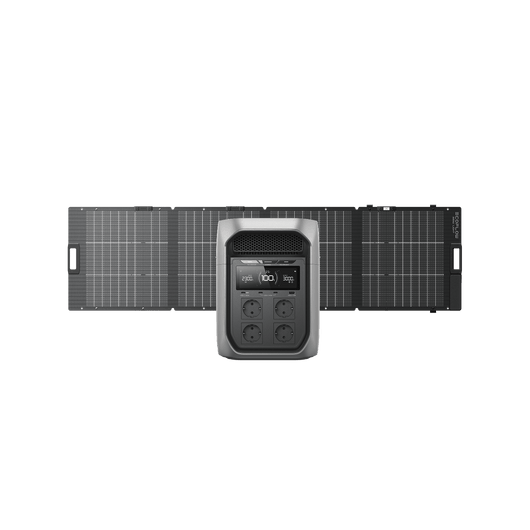 Générateur solaire de la gamme EcoFlow DELTA 3 Max (PV 220W) DELTA 3 Max Plus / 1 Panneau solaire portable bifacial NextGen 220 W