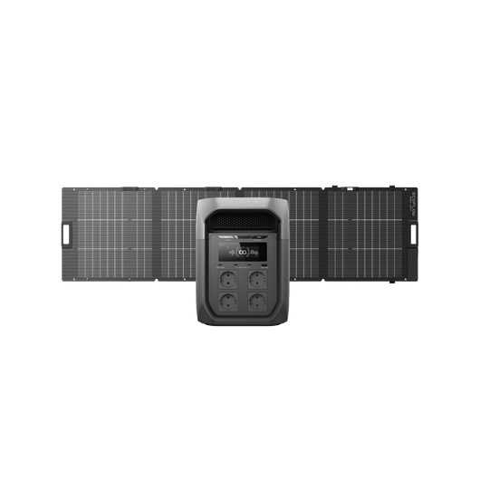 Générateur solaire de la gamme EcoFlow DELTA 3 Max (PV 220W) DELTA 3 Max / 1 Panneau solaire portable bifacial NextGen 220 W
