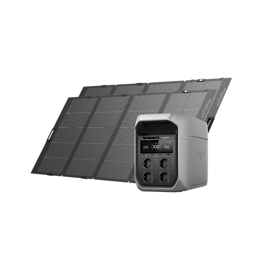 Générateur solaire de la gamme EcoFlow DELTA 3 Max (PV 400W) DELTA 3 Max Plus / 2 Panneau solaire portable léger 400 W