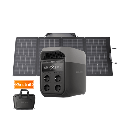 Générateur solaire de la gamme EcoFlow DELTA 3 (PV 220W) DELTA 3 / 1 panneau solaire rigide de 220 W