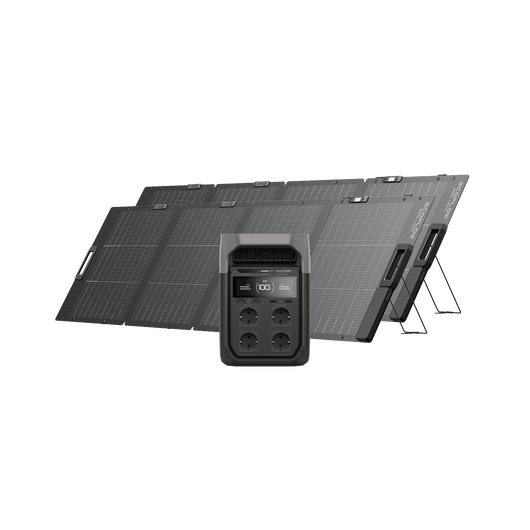 Générateur solaire de la gamme EcoFlow DELTA 3 (PV 220W) DELTA 3 / 2 panneaux solaires rigides de 220 W