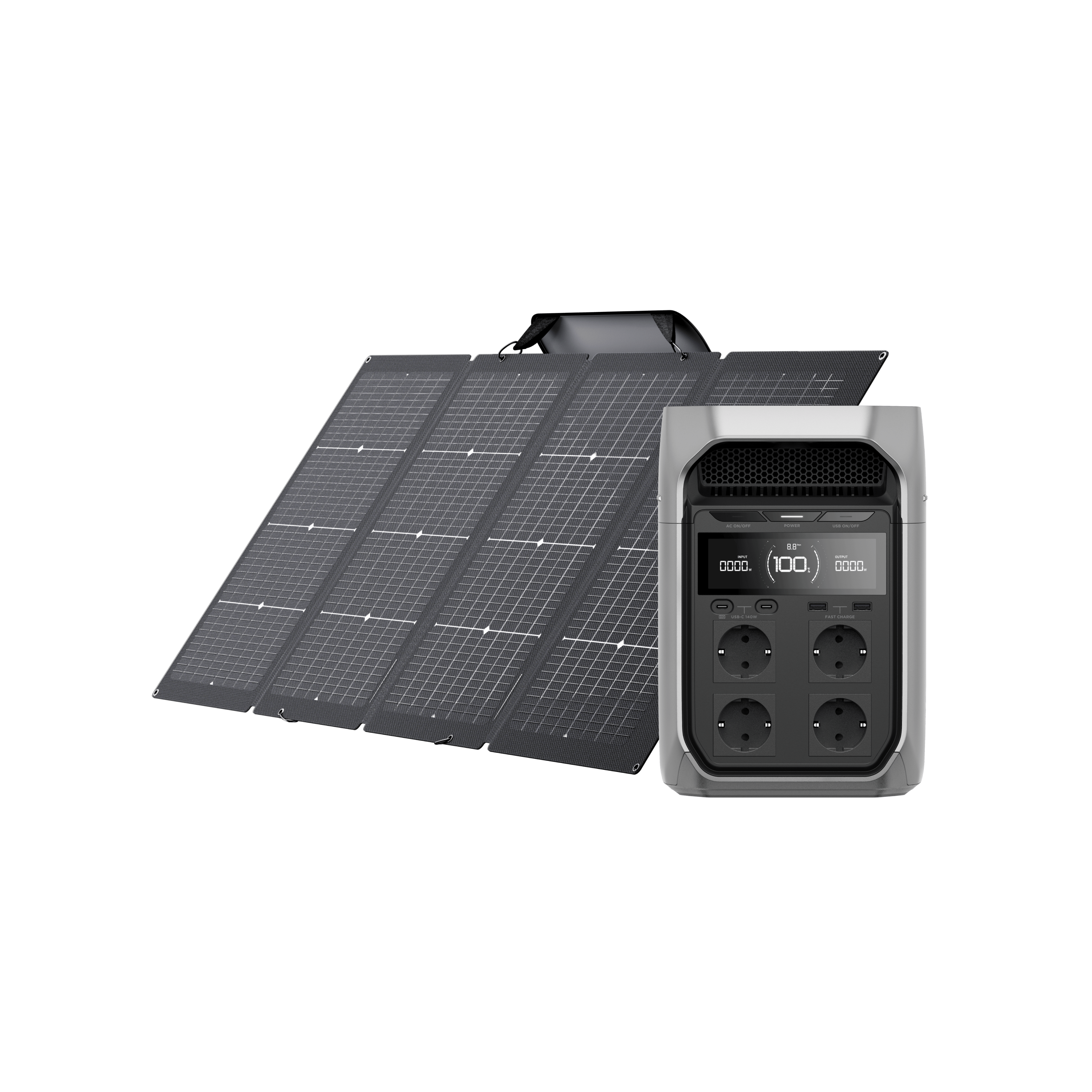 Générateur solaire de la gamme EcoFlow DELTA 3 (PV220W) DELTA 3 Plus / 1 panneau solaire rigide de 220 W