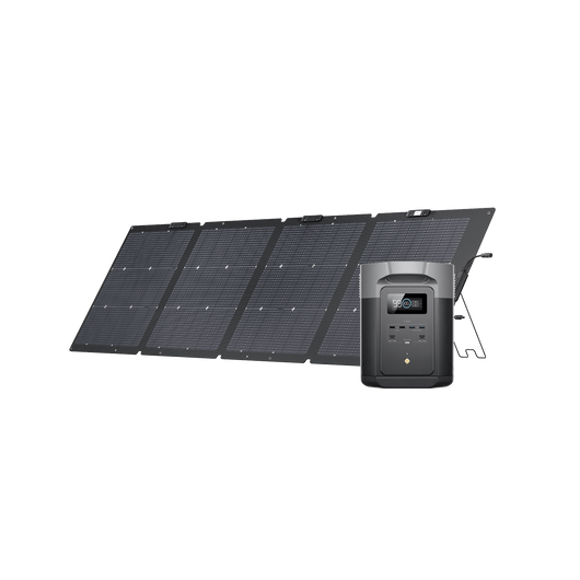 Générateur solaire EcoFlow DELTA 2 Max (PV 220 W) 1*220W + DELTA 2 Max