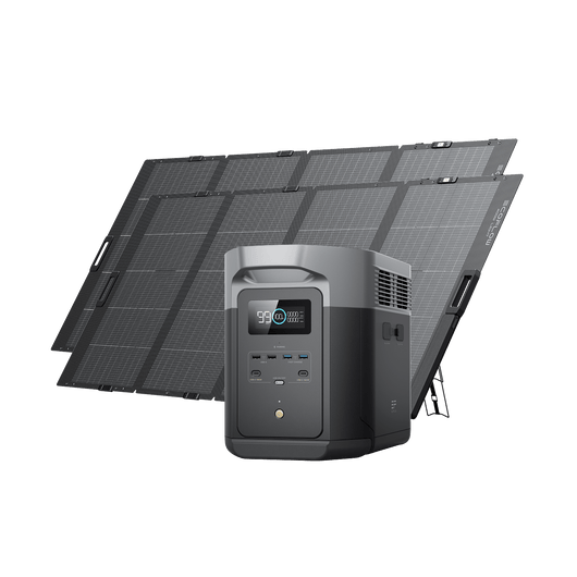 Générateur solaire EcoFlow DELTA 2 Max (PV 400 W) 2*400W + DELTA 2 Max