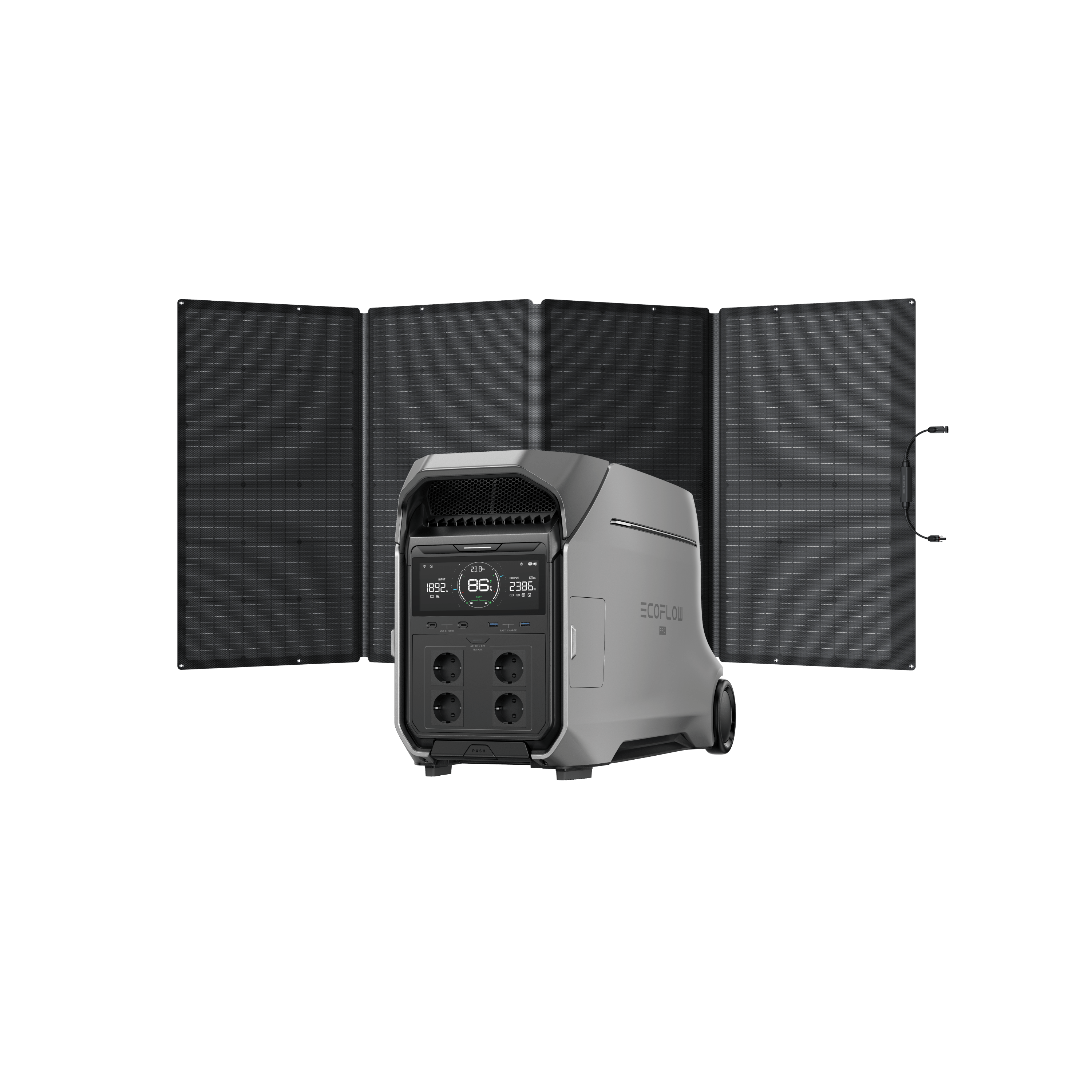 Générateur solaire EcoFlow DELTA Pro 3 (PV 400 W) DELTA Pro 3 + Panneau solaire portable 400 W