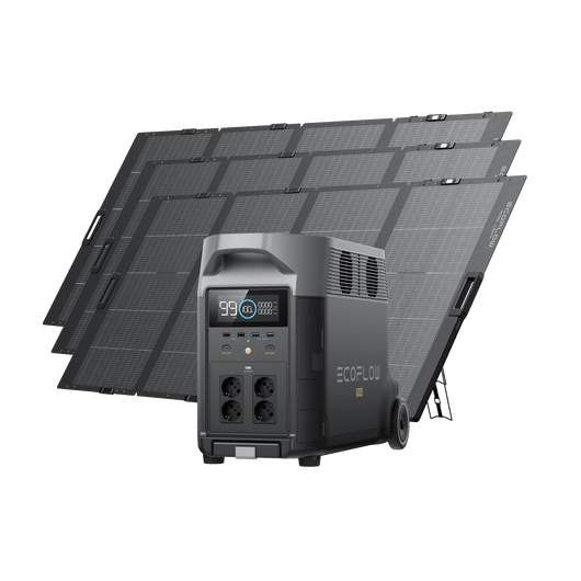 Générateur solaire EcoFlow DELTA Pro (Portable PV 400 W) 3*400W + DELTA Pro