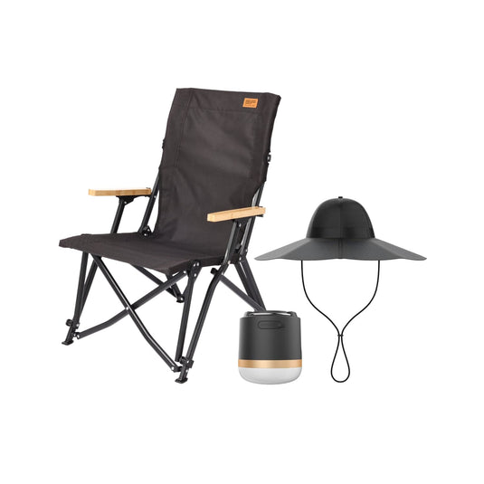 Kit Confort Camping EcoFlow Chaise + Lumière + Chapeau