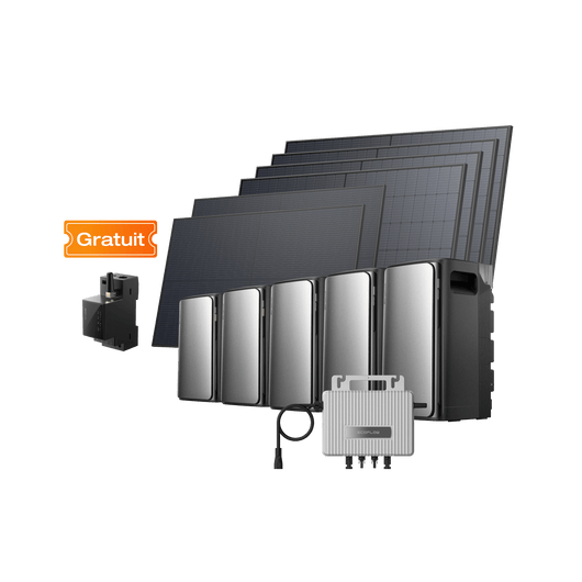 Kit solaire avec batterie EcoFlow STREAM Kit premium EcoFlow STREAM (2 980 Wc)