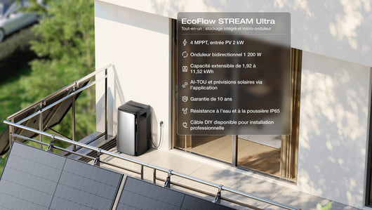 Kit solaire avec batterie EcoFlow STREAM