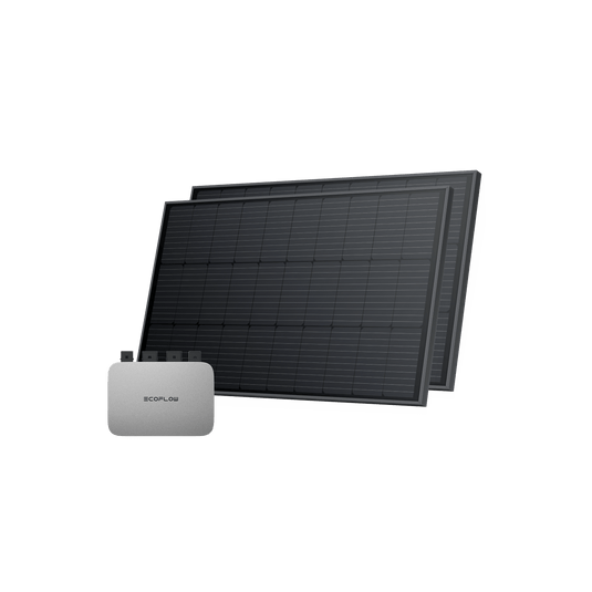 Kit solaire EcoFlow PowerStream 800 W pour mur 600 W + 2 x 400W Panneau solaire rigid / / / /