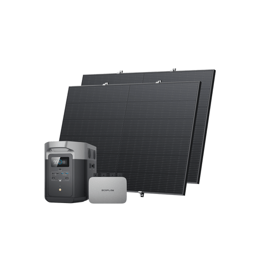 Kit solaire EcoFlow PowerStream - Capacité de stockage de 2 kWh - EcoFlow DELTA 2 Max