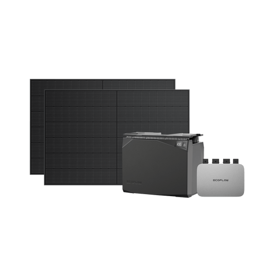 Kit solaire pour balcon EcoFlow PowerStream avec une batterie étanche