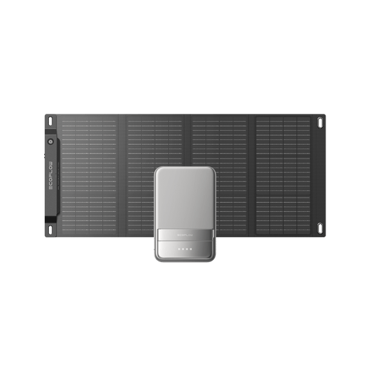 Panneau solaire portable EcoFlow 28 W Panneau solaire portable 28 W + RAPID 5 000 mAh