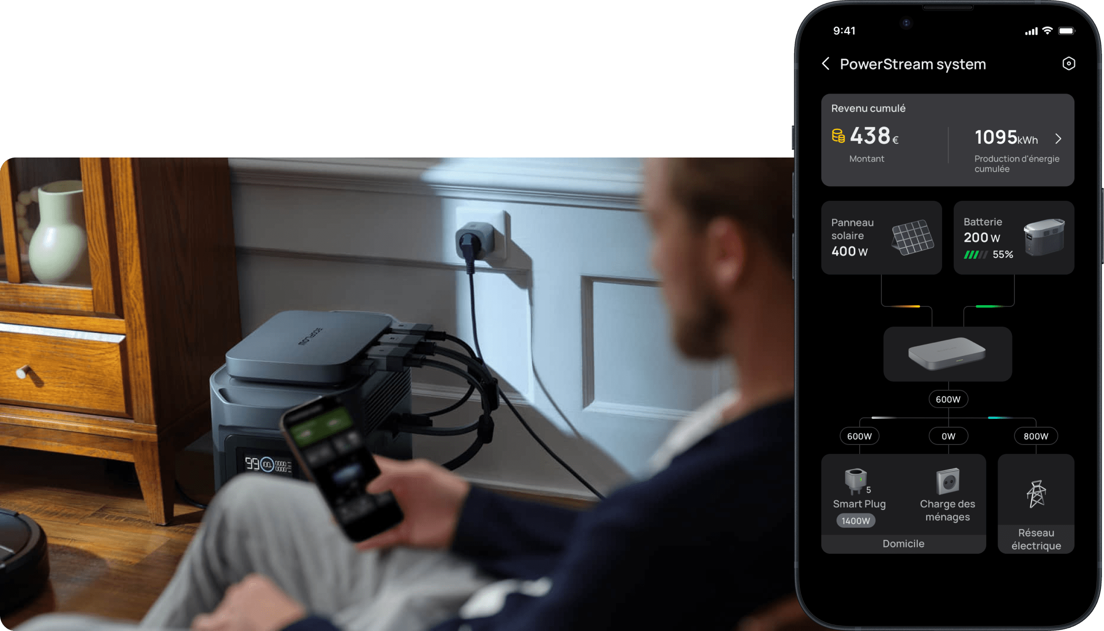 Alimentation intelligente. Économie intelligente.