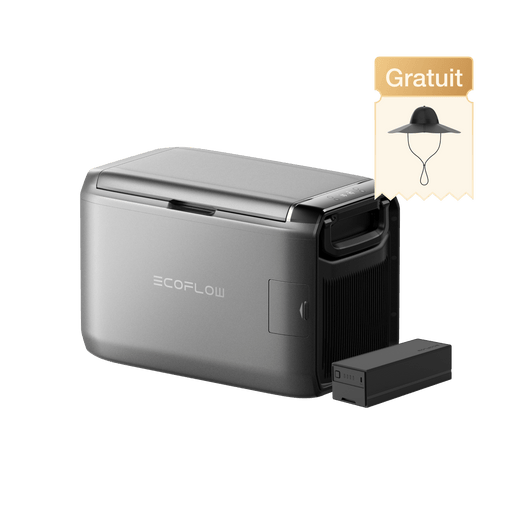 Réfrigérateur-congélateur portable EcoFlow GLACIER Classic 45L / Batterie enfichable