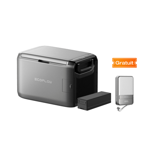 Réfrigérateur-congélateur portable EcoFlow GLACIER Classic 55L / Batterie enfichable