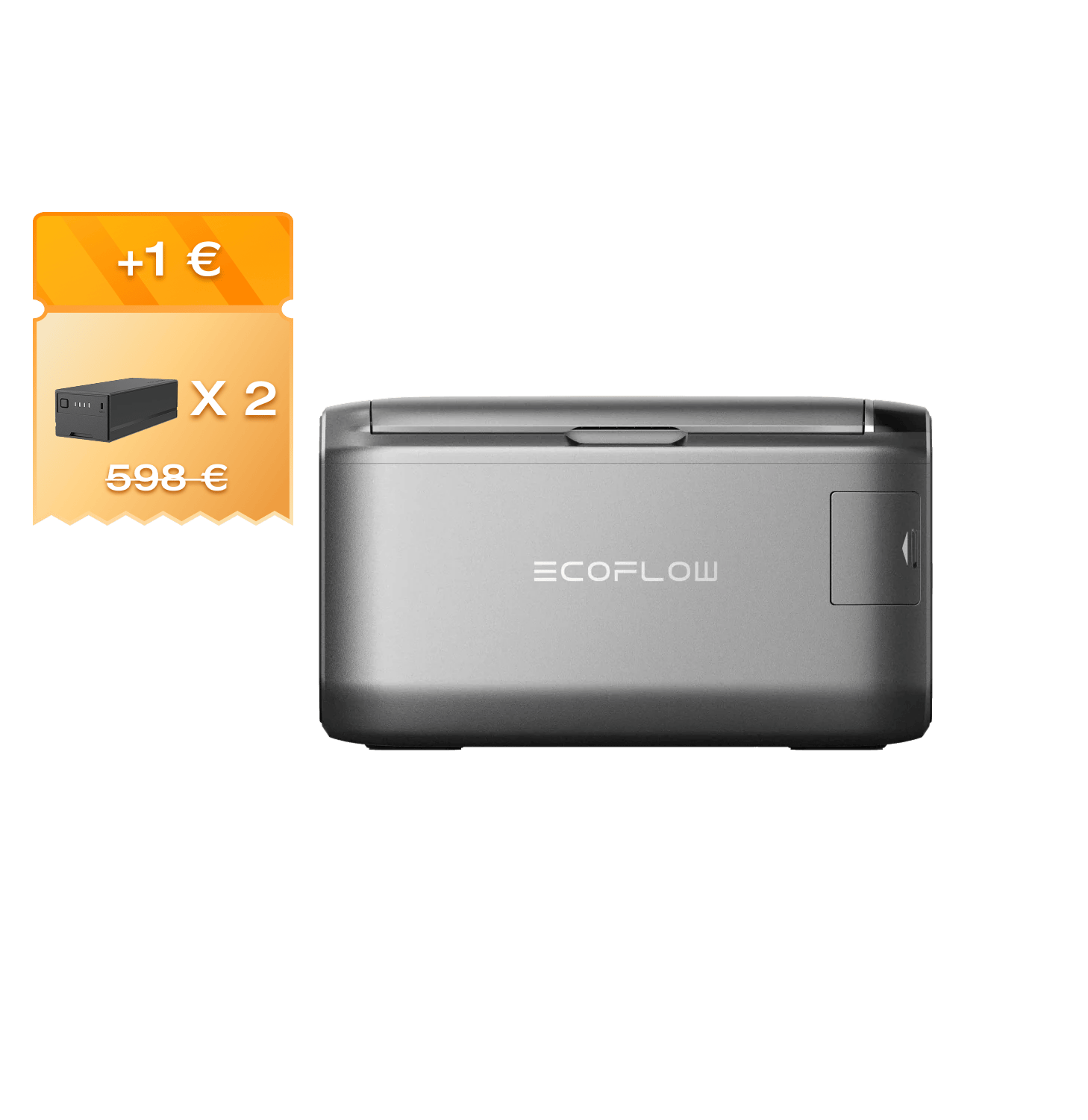 Réfrigérateur-congélateur portable EcoFlow GLACIER Classic 35L / 2 x Batterie enfichable