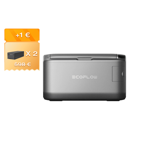 Réfrigérateur-congélateur portable EcoFlow GLACIER Classic 35L / 2 x Batterie enfichable