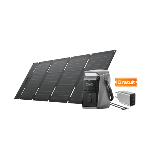 Station électrique portable à courant continu EcoFlow TRAIL TRAIL Plus 300 DC+Panneau solaire portable 45 W (USB-C)