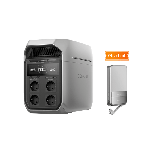 Station électrique portable de la gamme EcoFlow DELTA 3 DELTA 3 Plus / Sans accessoire