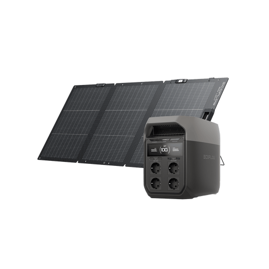 Station électrique portable de la gamme EcoFlow DELTA 3 DELTA 3 / Panneau solaire portable léger 160 W