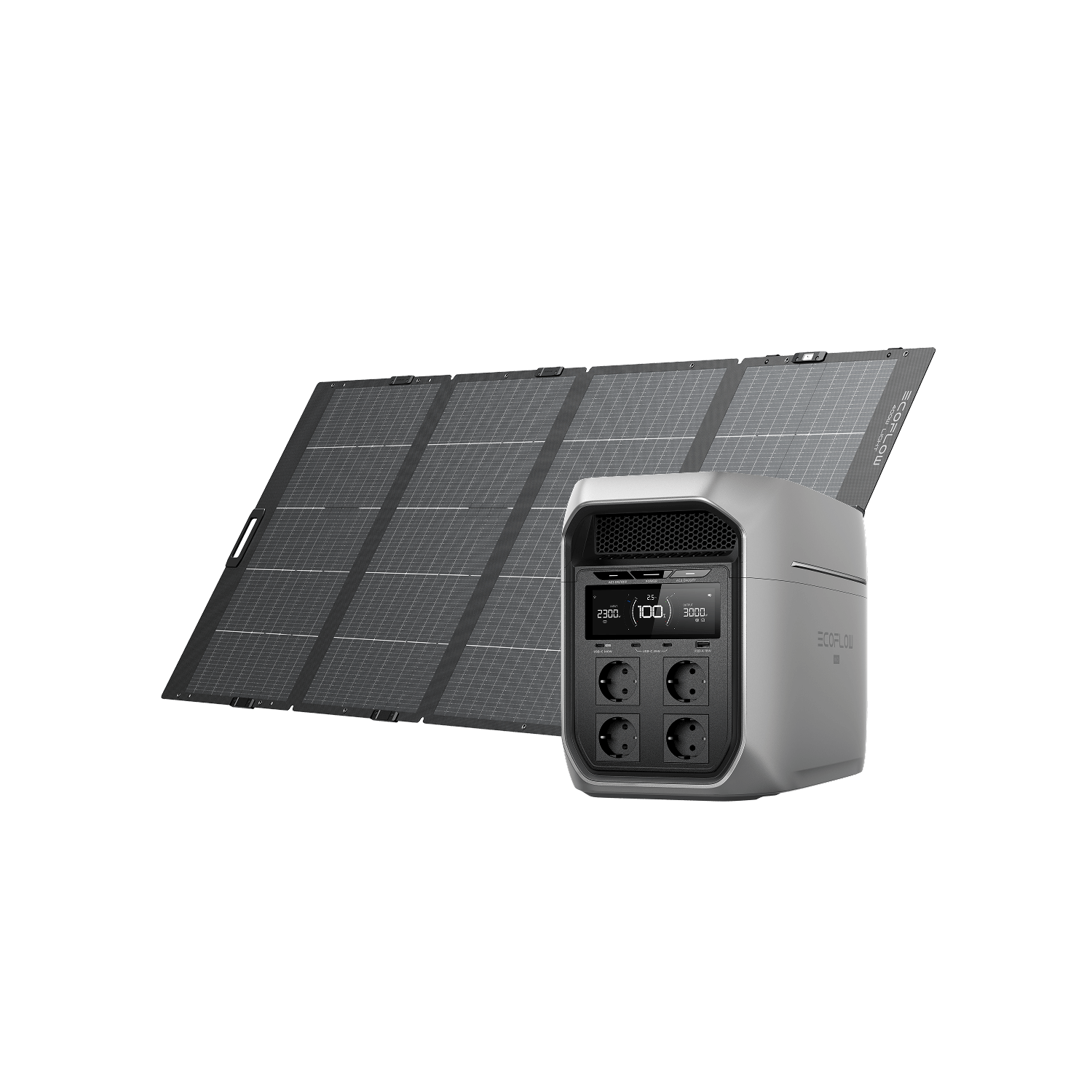 DELTA 3 Max Plus + Panneau solaire 400 W