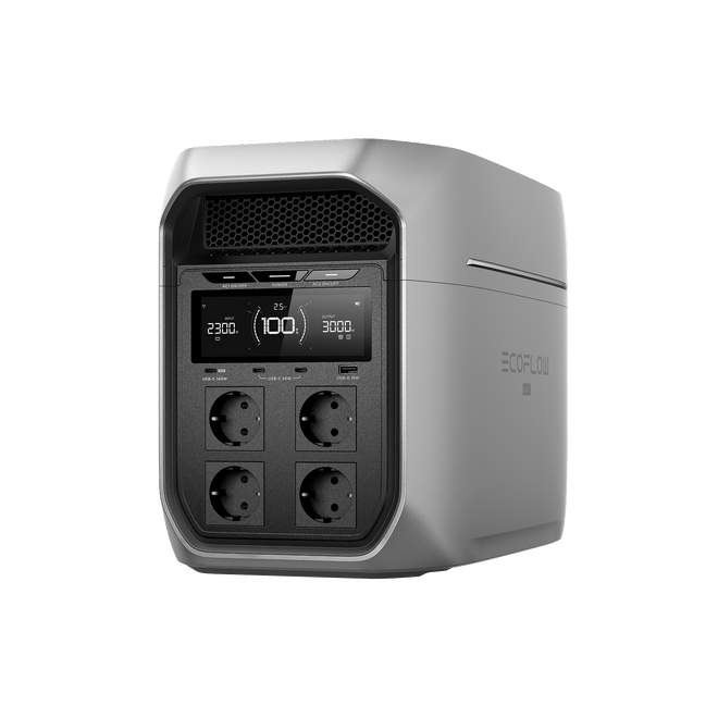 Station électrique portable de la gamme EcoFlow DELTA 3 Max (2 048 Wh) DELTA 3 Max Plus (2 048 Wh) / Sans accessoire