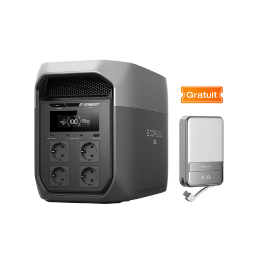 Station électrique portable de la gamme EcoFlow DELTA 3 Max (2 048 Wh) DELTA 3 Max (2 048 Wh) / Sans accessoire