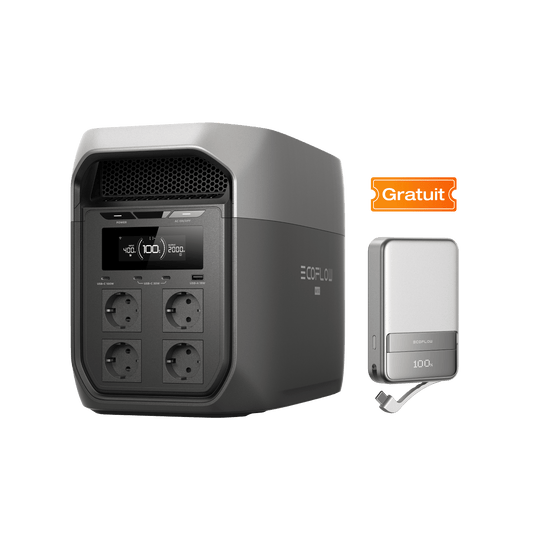 Station électrique portable de la gamme EcoFlow DELTA 3 Max (2 048 Wh) DELTA 3 Max (2 048 Wh) / Sans accessoire