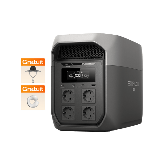 Station électrique portable de la gamme EcoFlow DELTA 3 Max (2 048 Wh) DELTA 3 Max (2 048 Wh) / Sans accessoire