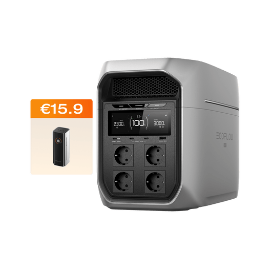 Station électrique portable de la gamme EcoFlow DELTA 3 Max (2 048 Wh) DELTA 3 Max Plus (2 048 Wh) / RAPID Pro 20000mAh