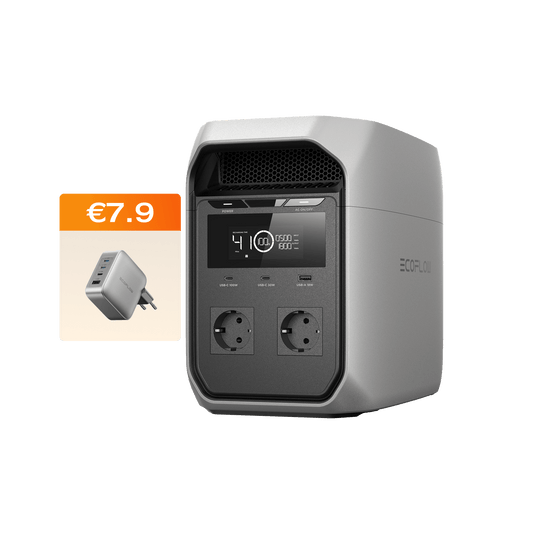 Station électrique portable EcoFlow DELTA 3 Classic (1 024 Wh) DELTA 3 Classic + RAPID Pro 140W Charger