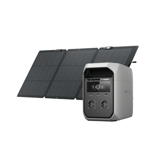 Station électrique portable EcoFlow DELTA 3 Classic (1024Wh) Panneau solaire portable EcoFlow NextGen 160W