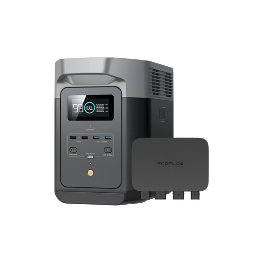 Station électrique portable EcoFlow DELTA Max 2000 + Chargeur d’alternateur 800 W
