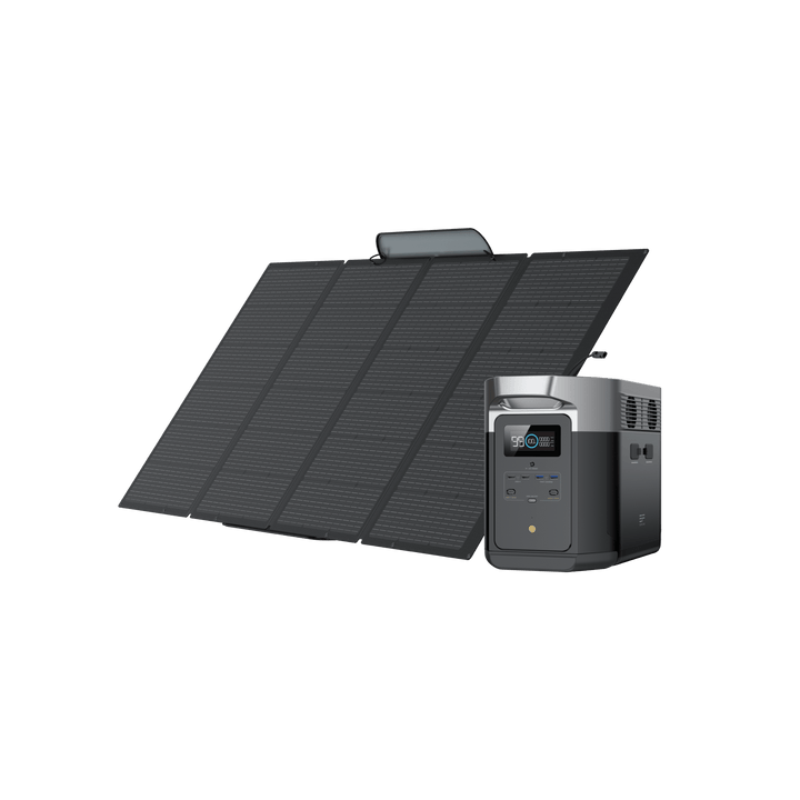 Station électrique portable EcoFlow DELTA Max (reconditionnée) Générateur solaire EcoFlow DELTA Max 2000 (Portable PV 400 W) (reconditionnée) (Prix exclusif)