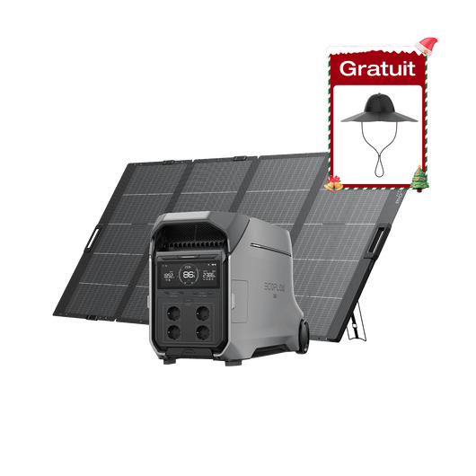 Station électrique portable EcoFlow DELTA Pro 3 DELTA Pro 3 + Panneau solaire portable 400 W