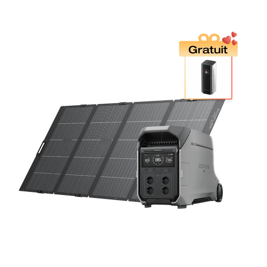 Station électrique portable EcoFlow DELTA Pro 3 DELTA Pro 3 + Panneau solaire portable 400 W