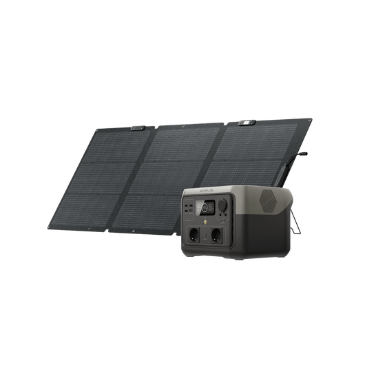 Station électrique portable EcoFlow RIVER 2 Max (reconditionnée) RIVER 2 Max (reconditionnée) + Panneau solaire 160 W (reconditionné)(Prix exclusif)