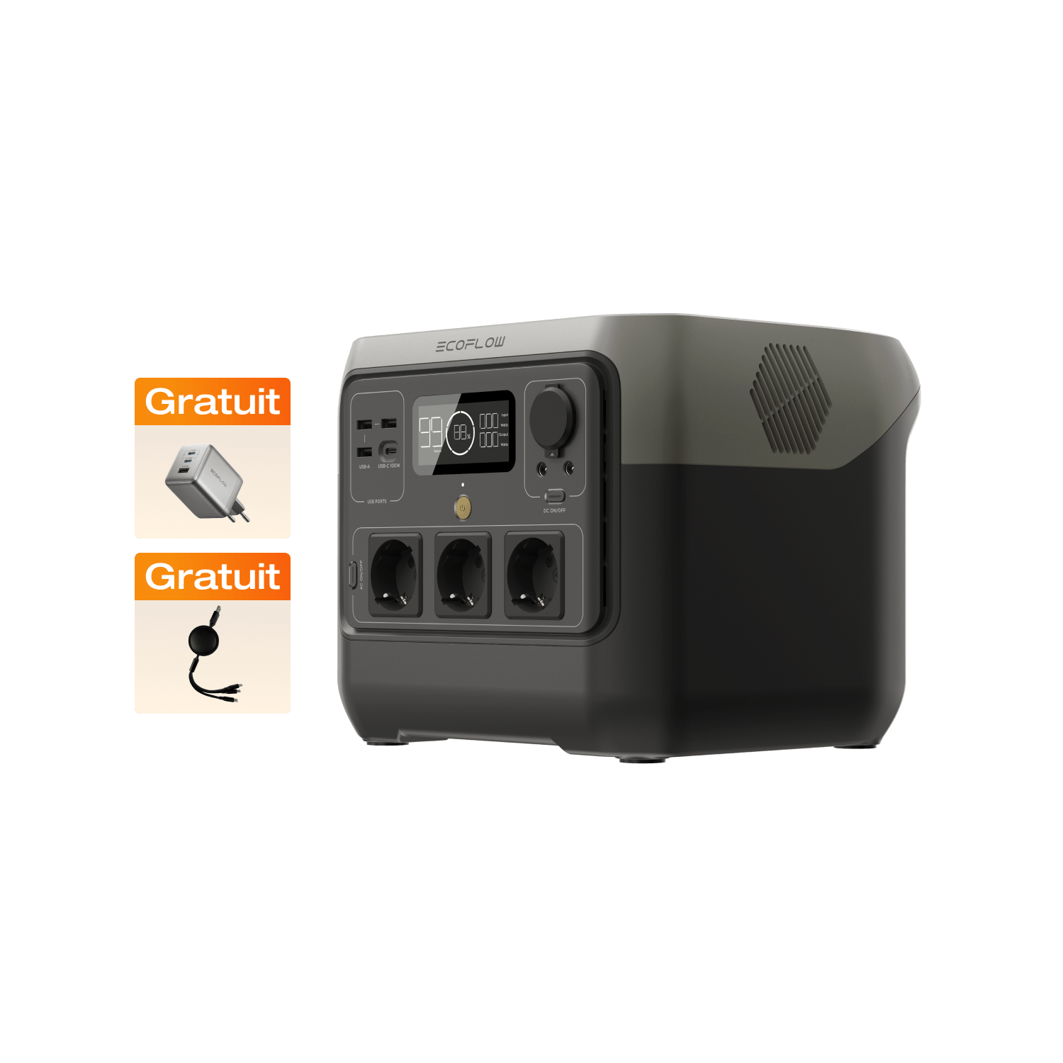 Station électrique portable EcoFlow RIVER 2 Pro RIVER 2 Pro