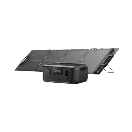 Station électrique portable EcoFlow RIVER 3 RIVER 3 + Panneau solaire portable EcoFlow 110 W