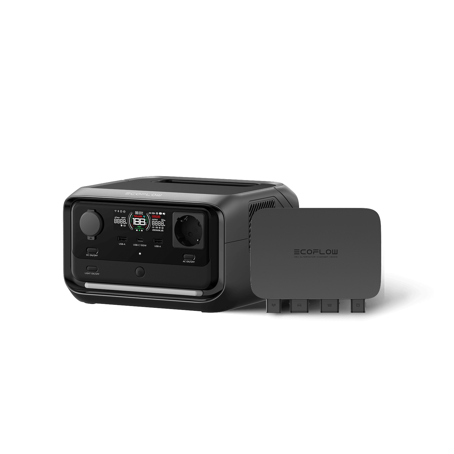 Station électrique portable EcoFlow RIVER 3 Plus RIVER 3 Plus + Chargeur d'alternateur 500 W / /