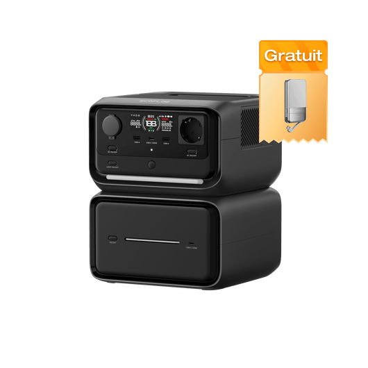 Station électrique portable EcoFlow RIVER 3 Plus RIVER 3 Max Plus (RIVER 3 Plus + Batterie supplémentaire EB600) / /