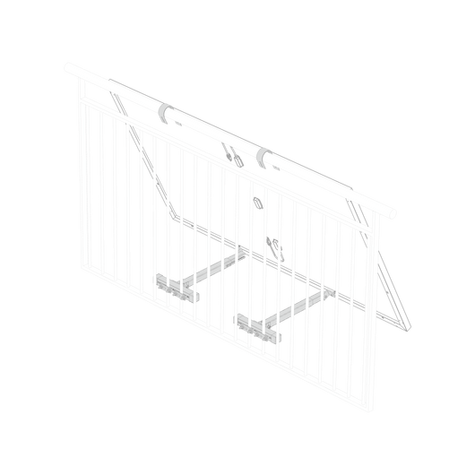 Support EcoFlow – Balcon avec garde-corps