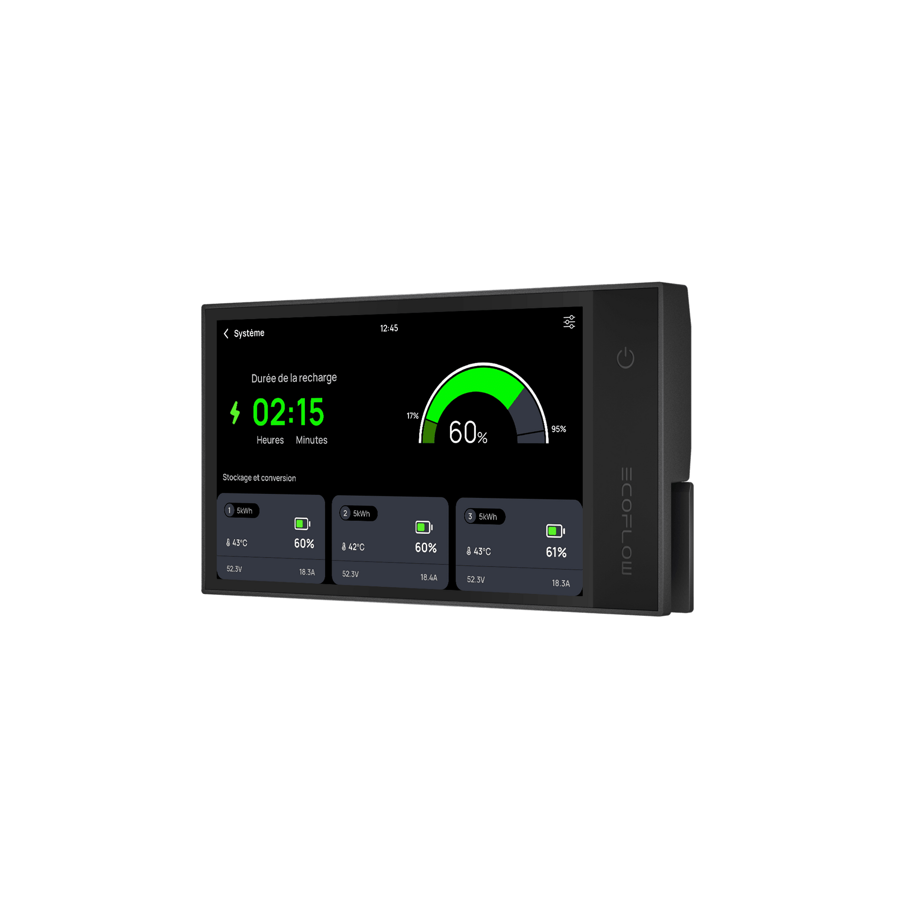 accueil console pour kits énergétiques ecoflow